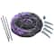 7.5ft. Unlit Purple & Black Pop-Up Artificial Halloween Tree